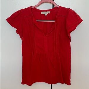 LOFT Women's Red Top